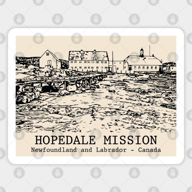 Hopedale Mission - Newfoundland and Labrador Magnet by Lakeric